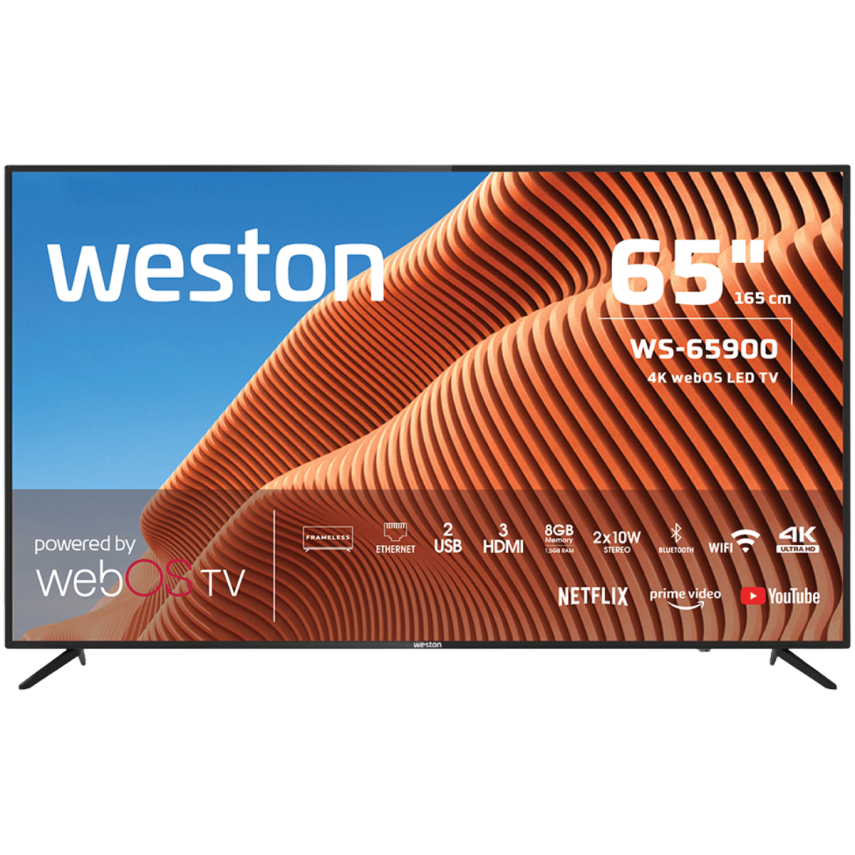 Weston 65" WebOS SMART 4K UHD LED Televizyon - 1